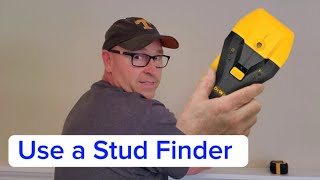 How to Use a Stud Finder [upl. by Winslow]