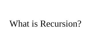 Quick Introduction to Recursion in Python [upl. by Thomasine846]