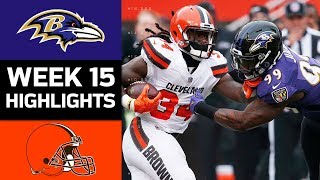 Ravens vs Browns  NFL Week 15 Game Highlights [upl. by Aer]