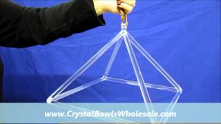 CrystalBowlsWholesale Quartz Crystal Singing Pyramid [upl. by Ion]