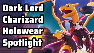 Dark Lord Style Charizard Base FXs  HolowearSkin Spotlight Pokémon UNITE [upl. by Springer]