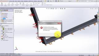 Tip and Tricks 33 Assembly Analysis and Troubleshooting in SolidWorks Simulation [upl. by Prader566]