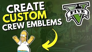 How to Get Custom Crew Emblems in GTA 5 Online 2024 [upl. by Cullen]