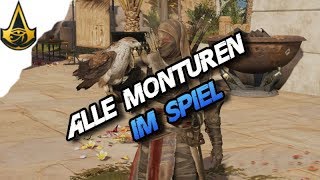 Assassins Creed Origins  Alle Monturen im Spiel  Rüstung Outfit AC Origins [upl. by Rebel]