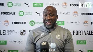 Prematch  Darren Moore looks ahead to Tranmere fixture this weekend [upl. by Ahsenroc]