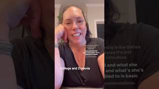 College and Dyslexia… dyslexia dyslexic dyslexiaawareness dyslexicsoftiktok iep iepadvocate [upl. by Gwyn191]