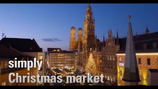 simply Christmas market  simply Munich [upl. by Rozella]