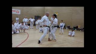 Kumite UK open seminar Stoke by SKIF Sensei Katsu TJShuhari Shotokan Karate Association [upl. by Sainana]