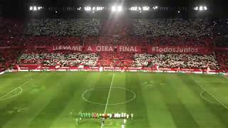 Sevilla FC  Himno del Centenario en la vuelta de semifinales de Copa del Rey [upl. by Sephira783]