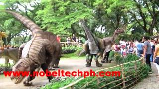 Walking Dinosaurs in Clarkland Dinosaurs Island [upl. by Natfa]