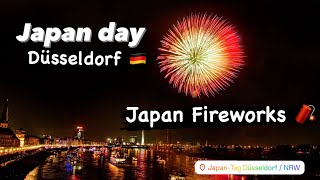 Japan day fireworks in Düsseldorf NRW 🇩🇪 [upl. by Hnahc]