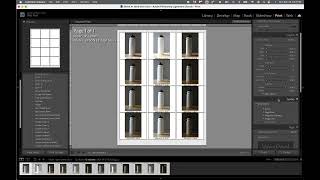 Create A Contact Sheet in Light Room [upl. by Dar421]