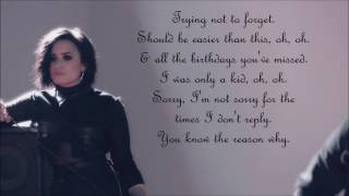 Shouldnt Come Back  Demi Lovato Lyrics [upl. by Etteluap]