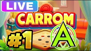 Carrom Disc Pool 1st Live Stream Lets Play Multiplayer [upl. by Nomead]