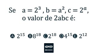 Matemática Básica  Desafio eixox  Expressão Algébrica  Propriedades da Potenciação [upl. by Trela]