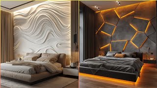 150 Bedroom Wall Panel Designs 2024 Wall Decoration Ideas Home Interior Wall Design [upl. by Margit305]