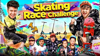 SKATING RACE CHALLENGE  THE SHIVAM [upl. by Minnaminnie]