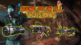 Black Ops 2 Zombies Round 30 On All Victis Maps [upl. by Dallman]