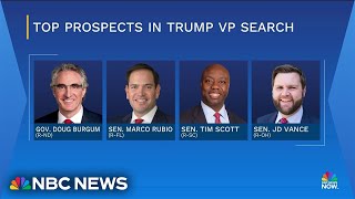 Trump campaign sends out vetting material to potential VP contenders [upl. by Kcirddahc]