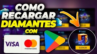 ✅️COMO RECARGAR DIAMANTES USANDO TARJETAS DE CREDITODEBITO DENTRO DEL JUEGO✅️ en FREE FIRE [upl. by Buckler]