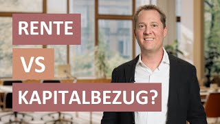 Besser Rente oder Kapitalbezug in der Pensionskasse [upl. by Griffiths]