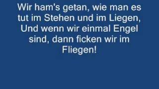 Böhse Onkelz  Wenn wir einmal Engel sind lyrics [upl. by Allesig70]