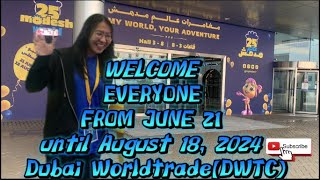 ModeshWorld DWTC june21 until August 182024Dubai🇦🇪Jcatv [upl. by Runkel]