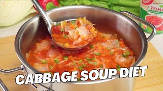 Super Easy amp Healthy Weight Loss CABBAGE SOUP DIET Cabbage Soup Recipe by Always Yummy [upl. by Nottarts]