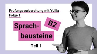 Sprachbausteine B2  TELC B2 Prüfung  Prüfungsvorbereitung mit Yuliia [upl. by Anilorak]