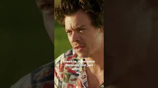 Harry Styles talks about the time he had to leave One Direction harrystyles onedirection [upl. by Ecirtnahc]