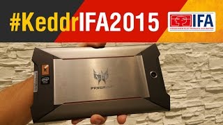 Acer Predator 6 and 8  геймерские смартфон и планшет на IFA 2015  Keddrcom [upl. by Wernher]