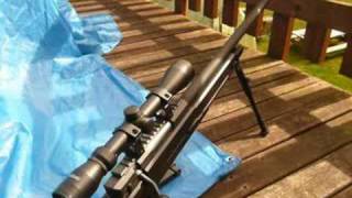 Review Well MB04 G22 Black Airsoft Sniper Rifle [upl. by Novyad]