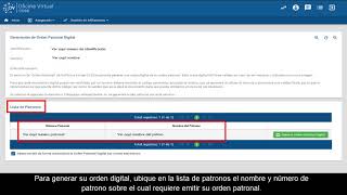 Nueva Oficina Virtual CCSS  ¿Cómo obtener su Orden Patronal digital [upl. by Genovera]