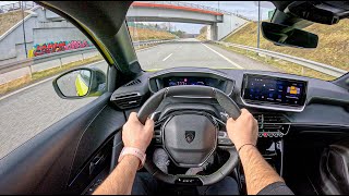 NEW Peugeot 208 GT 2024 12 HYBRID 136HP 0100 POV Test Drive 1980 Joe Black [upl. by Liebowitz]