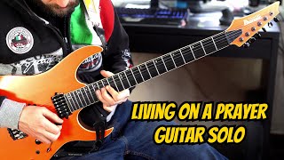 LIVING ON A PRAYER  GUITAR SOLO COVER [upl. by Kahle]