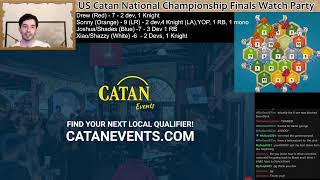 US Catan National Championship Finals Watch Party and Live Commentary [upl. by Tennek]