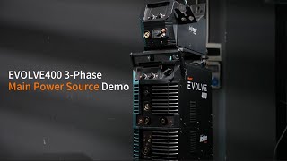 EVOLVE400 3Phase Welding Machine Main Power Source Demo  MMA amp Double Pulse MIG [upl. by Eedolem]