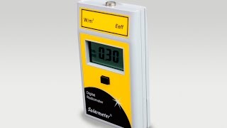 Solarmeter Model 75 Digital Handheld ERY Eeff Radiometer with Integral Sensor [upl. by Borg90]