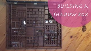 How To Build a Shadow Box  Crystal and Mineral Collection [upl. by Yenittirb]