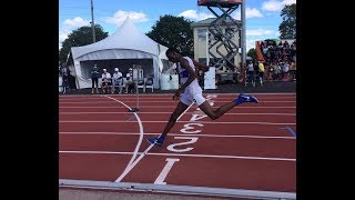 Abdullahi Hassan with a HUGE 🔥 kick to win OFSAA Grade 9 800m title [upl. by Delilah]