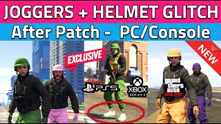 How to Get All Colored Joggers  Colored Bulletproof Helmet Glitch in GTA 5 Online Modded Outfits [upl. by Irak]