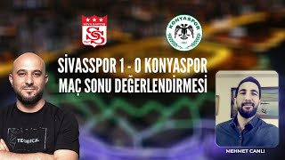 Sivasspor 10 Konyaspor  Maç Sonu Değerlendiremesi [upl. by Leavitt]