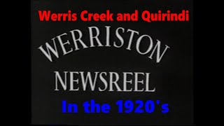 Werris Creek and Quirindi in the 1920s Werriston newsreel [upl. by Sanborn401]