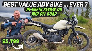 Royal Enfield Himalayan 450 Review  A New Benchmark for Small ADV Bikes [upl. by Yenots]