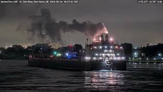 American Spirit amp The Plume passing Port Huron on Sept 24th 2024 [upl. by Noerb692]