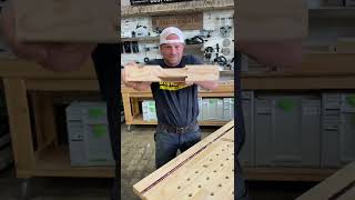 Trying a slot cutter bit joint woodworking woodwork maker wood woodworker tools joinery bois [upl. by Lotsirk]