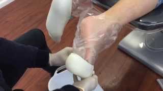 Production of Custom made Foot Orthoses at Footwork Podiatric Laboratory [upl. by Rowe]