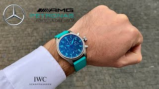 IWC Pilot Chronograph 41 Edition Mercedes AMG PETRONAS Formula 1 [upl. by Asyar]