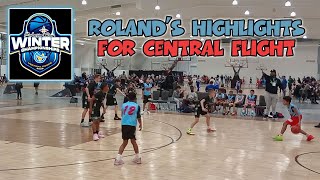 2023 Vertical Hoops Mohegan Sun Winter Championship  Rolands Highlights  Central Flight 6th Grade [upl. by Torrie]