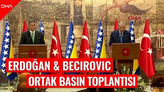 Canlı I Cumhurbaşkanı Erdoğan Bosna Hersek Devlet Bşk Kon Bşk Becirovic  Ortak Basın Toplantısı [upl. by Rheba]